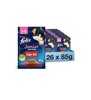 Yavru Sığıretli Yaş Kedi Maması 26 Adet X 85 Gr. ( Yeni Paket) (Mavi)