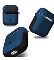Apple Airpods 1. / 2. Nesil Uyumlu Kılıf Shockproof Silikon Renkli Uyumlu Kılıf (Mavi)