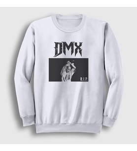 Presmono Unisex Beyaz Rip Dmx Sweatshirt 225563tt