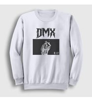 Presmono Unisex Beyaz Rip Dmx Sweatshirt 225563tt