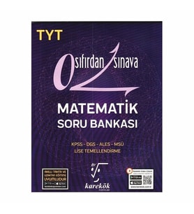 Karekök Yayınları Tyt Sıfırdan Sınava Matematik Soru Bankası