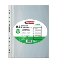 Bigpoint BP292 Extra A4 Poşet Dosya (100 lü Paket)