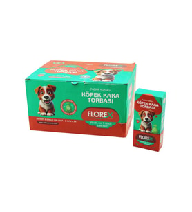2400 ADET = 1 KOLİ KÖPEK - EVCİL HAYVAN KAKA TORBASI PUDRA KOKULU - 25X35CM (5343)