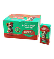 2400 ADET = 1 KOLİ KÖPEK - EVCİL HAYVAN KAKA TORBASI PUDRA KOKULU - 25X35CM (5343)