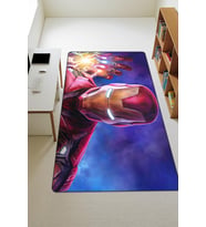 Modern Dijital Baskı Kaymaz Taban Çocuk ve Genç Odası Halısı H0581