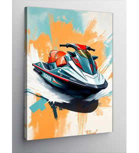 Kanvas Tablo Sürat Jet Sky Macerası