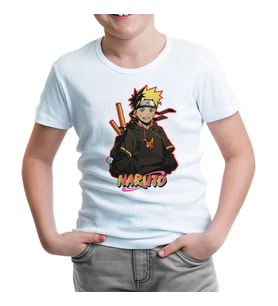 Naruto Ninja Beyaz Çocuk Tshirt
