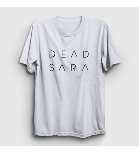 Presmono Unisex Beyaz Logo Dead Sara T-Shirt 543858tt (Beyaz)