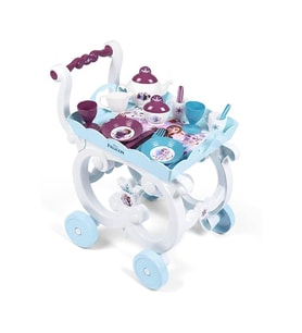 Smoby , 310517, Frozen 2 Tekerlekli Servis Arabası, Oyuncak Çay Servisli Oyun Seti, Aksesuarlar, Fro