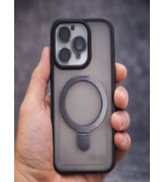 Mmc Trend İphone 16P RO Lensli Telefon Kılıfı (Siyah)