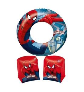 Örümcek Adam Spiderman Lisanslı Deniz Havuz Çocuk Can Simidi Ve Kolluk
