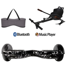 Citymate Elektrikli Kaykay Hoverboard Akıllı Denge 6.5 Inch + HoverKart + Çanta EXTREM PAKET D02