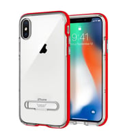 Buff iPhone X ile Uyumlu Air Bumper Kılıf Red (Kırmızı)