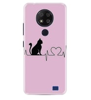 Reeder P13 Blue Max 2020 Kılıf Desenli Silikon Pink Cat Heart
