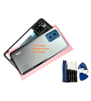 Xiaomi Redmi NOTE 10 PRO (5G) FULL KASA Arka Pil Batarya Kapağı (TAMİR SETİ) SİYAH