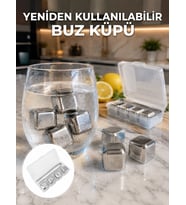 Hızlı Soğutma Özellikli Paslanmaz Metal Buz Küpü Takımı Yeni Nesil