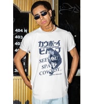 Cowboy Bebop Space Cowboy Baskılı Unisex Oversize Anime Dizi Tasarım Tişört