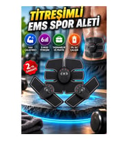 EMS Titreşimli Spor ve Fitness Cihazı 6 Mod Kas Çalıştırıcı Taşınabilir 2025 Seri