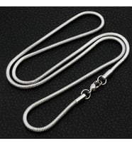 voyageaccessory Sevgiliye Hediye Yılan Yuvarlak Tasarım Paslanmaz Çelik Zincir Erkek Kolye