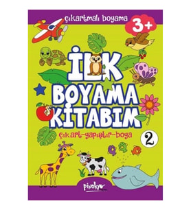 Çıkartmalı İlk Boyama Kitabım 3+ Yaş-2