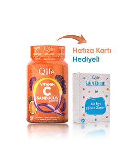 Vitamin C Sambucus Gummies - C Vitamini İçeren Çiğnenebilir Vitamin 60 Adet