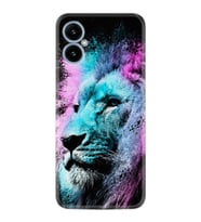 X5 Kılıf Silikon Desen Özel Seri Pink Blue Leon 1603