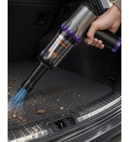 Taşınabilir Oto Süpürge 220w Turbo Güçlü Metal Hepa Filtreli Kablosuz Süpürge