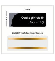 Metal Kapı isimliği, Kişiye Özel Baskı, kapı isimlik ofis isimlik