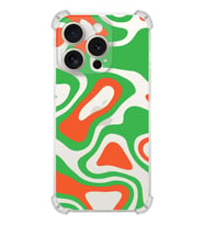 PrintiFy Apple iPhone 15 Pro(Kamera Korumalı) Uyumlu Köşe Korumalı Renkli Desen Kılıf