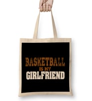 Basketball It s In My DNA Funny Hoops Player Bez Çanta Uzun Saplı