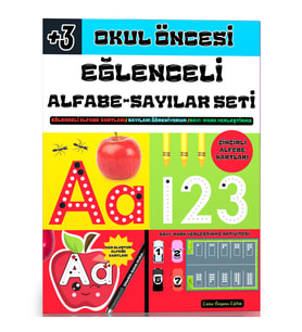 Okul Öncesi Eğlenceli Alfabe-Sayılar Seti (Laminasyonlu)