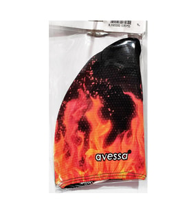 Avessa BB10B Alev Desenli Dijital Baskılı Bez Bone (Çok Renkli)