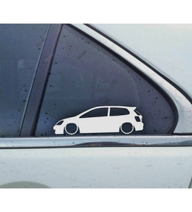Civic EP Type R Kelebek Cam Oto Sticker 17 CM 2 Adet