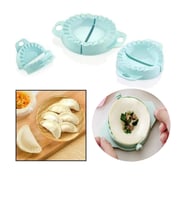 3'lü Çiğ Börek- Mantı Poğaça - Kurabiye Ravioli Kalıbı Seti (Turkuaz)
