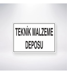Teknik Malzeme Deposu