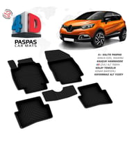 Renault Captur 4D Araca Özel Havuzlu Kauçuk Paspas 2013-2020 (Karışık)