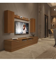Decoraktiv Trendstyle 5220D Slm Tv Ünitesi Tv Sehpası - Naturel Ceviz