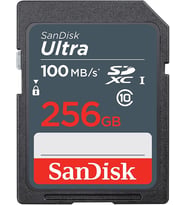 SanDisk Ultra 256GB 100MB/s SDXC Class 10 UHS-I Hafıza Kartı SDSDUNR-256G-GN3IN