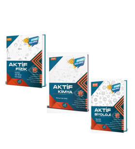 Aktif Öğrenme 0 dan Başlayanlara Fizik Kimya ve Biyoloji Seti 3 Kitap