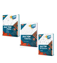 Aktif Öğrenme 0 dan Başlayanlara Fizik Kimya ve Biyoloji Seti 3 Kitap