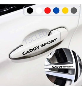 v w Caddy için Kapı Kolu ve Jant Sticker yazı 522