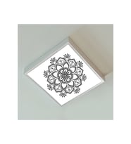Desenli 60x60 Ledli Lamba-tavana Model Avize-54watt-beyaz Işık-ev-oda Avize Modelleri-yeni Trend