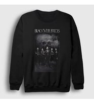 Presmono Unisex Siyah Skull Black Veil Brides Sweatshirt 19069tt