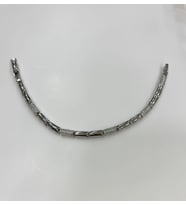 Rodyum Zirkon Taşlı Pirinç Cm Bileklik 17+2 Cm - Kbl0438