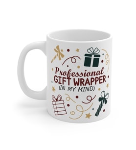 Professional Gift Wrapper Coffee Mug  - Komik Hediye Kupa  Ofis Arkadaşına Harika Hediye