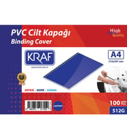 Kraf Cilt Kapağı A4 160 MİC. 100 LÜ Lacivert 512G