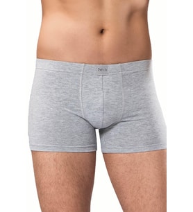 6 Adet Anıt Erkek Pamuklu Likralı Düz Renk Boxer 1271 (Gri)