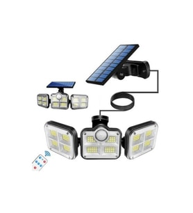 Uzaktan Kumandalı 122 Led Sensörlü Bahçe Lambası (Karışık)