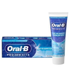 ORAL-B PRO-3D WHITE ÇAY VE KAHVE İÇENLER İÇİN DİŞ MACUNU 75 ML