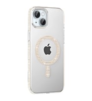 Joko Apple iPhone 14 Move Taşlı Magsafe Kapak - Pembe